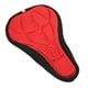 thumbnail image 5 of Cómodo, duradero y transpirable cojín de esponja de fácil instalación, diseño convexo-convexo para una experiencia de conducción óptima Funda de asiento de bicicleta roja, 5 of 8