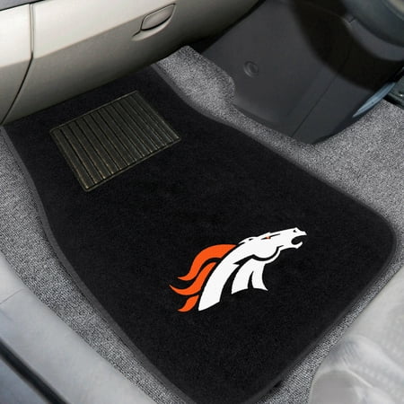 Denver Broncos Nfl Floor Mats - Denver Broncos 2-Piece Embroidered Car Mat Set - No Size