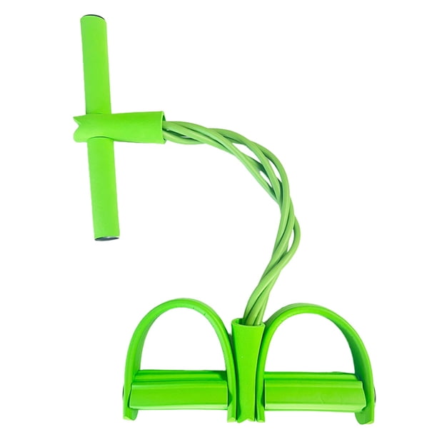 Resistencia de pedal de 4 tubos Banda deportiva Ligera Portátil Durable para gimnasio Fitness