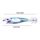 thumbnail image 4 of Señuelo Pesca Luminoso Anzuelos Calamar Anzuelo Artificial Cebos Jigging () Azul, 4 of 4
