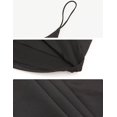 thumbnail image 6 of Amilia Women's Basic Solid V Neck Cami Spaghetti Double Layer Crop Tank Tops Casual Shirts, 6 of 6