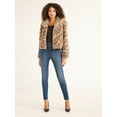 thumbnail image 3 of Sofia Jeans Women's and Women's Plus Faux Fur Chubby Jacket, Sizes XS-5X, 3 of 4