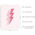 thumbnail image 2 of HAUS AND HUES Duo Pink Lightning Poster Lightning Bolt Poster for Trendy Pink Room Decor Aesthetic, Pink Poster Aesthetic, Dorm Posters for College Girls Wall Prints Aesthetic UNFRAMED 12” x 16”, 2 of 6