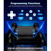 Switch Controller, Daenfyy Wireless Switch Controller Compatible with Switch Controller/Switch Lite/OLED, Wireless Switch Controllers Work with iOS/Android/PC with Light, Programmable, TURBO & Wakeup