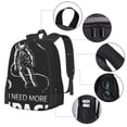 thumbnail image 4 of Balery I Need More Space Backpack for Men and Women - Durable 600D Oxford Cloth -Large Capacity, Water-Resistant School, Travel, and Hiking Bag, 4 of 9