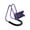Purple, variant on 360 Degree Rotation Hanging Neck Phone Tablet Holder Bracket Stand,Purple