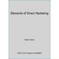 thumbnail image 1 of Pre-Owned Elements of Direct Marketing (Hardcover) 0070029865 9780070029866, 1 of 1