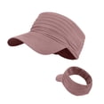 thumbnail image 4 of HomelyJoy Women's Sun Visor, Lightweight Rose Gold UV Protection Cap, Moisture Wicking Sport Hat for Running Tennis and Summer Beach Wear, 4 of 5
