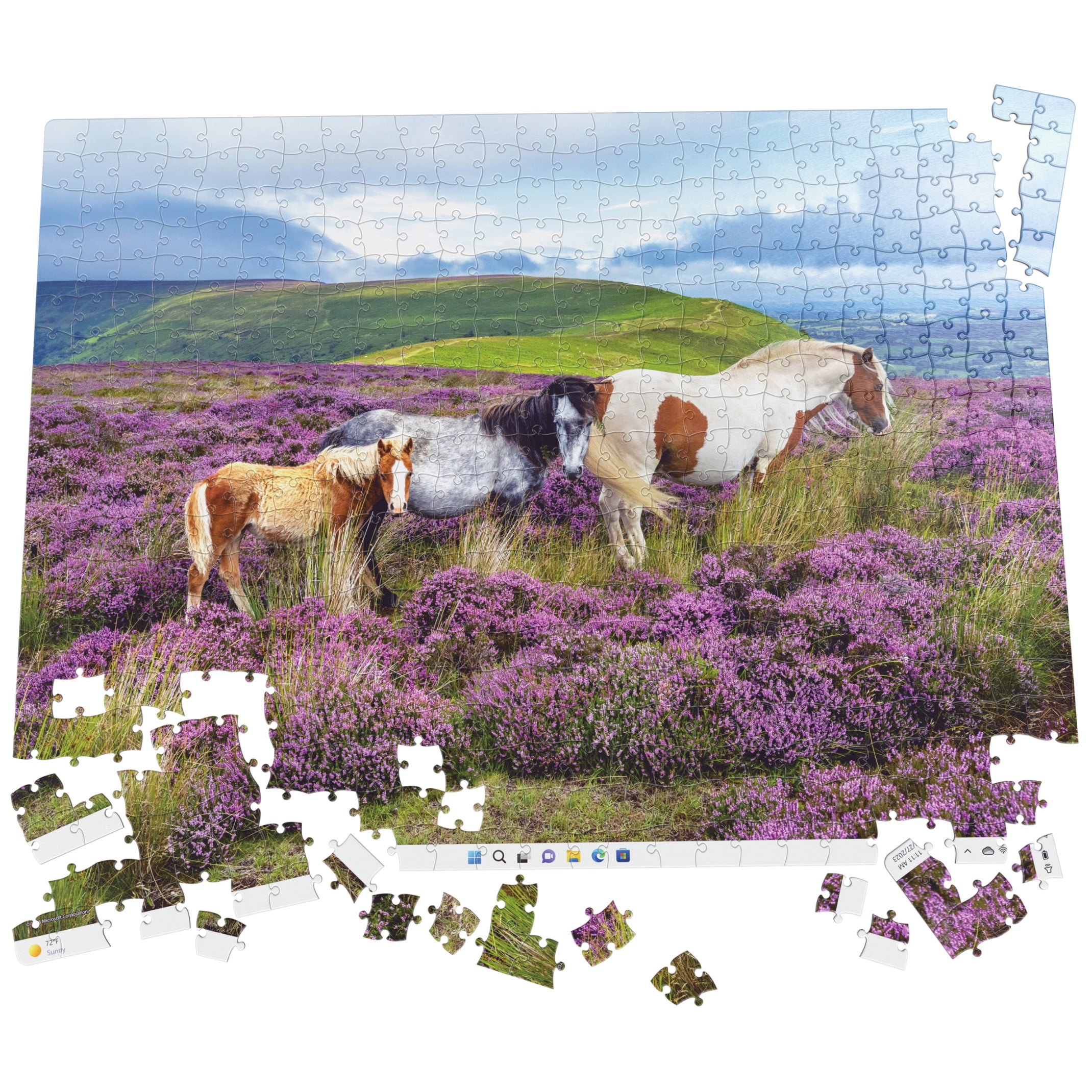 Microsoft Windows Spotlight Series 500-Piece Puzzle Wales Landscape, for Ages 8 and up