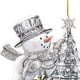 thumbnail image 1 of Adornos colgantes - Colgante acrílico de muñeco de nieve para árbol de Navidad / ventana (4) Likrtyny Libre de BPA, 1 of 4