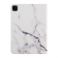 thumbnail image 2 of Marble Pattern Case for Apple 11-inch iPad Pro (2021 2020 2019) Tablet - TECH CIRCLE Slim Thin Lightweight Case Protective Flip Smart Stand Cover (White Marble), 2 of 9