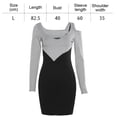 thumbnail image 2 of Vestidos bodycon de verano para mujer mini vestido de cóctel con un hombro fruncido hasta la rodilla, 2 of 6