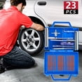 thumbnail image 1 of Car Motorcycle Tire Repair Kit 23/28pcs, Emergency Tire Fix Tools, Portable Tire Patch Repair Kit, Quick Tire Leak Repair, Roadside Vehicle Essential, Car and Motorcycle Use, 1 of 1
