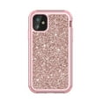 thumbnail image 2 of Compatible con iPhone 13 Series Case, Slim Luxury Glitter Sparkle Bling Shiny Girly Women Thin Protective Girl Women Phone Case Cover para iPhone 13 - Oro rosa brillar necesidades diarias, 2 of 5