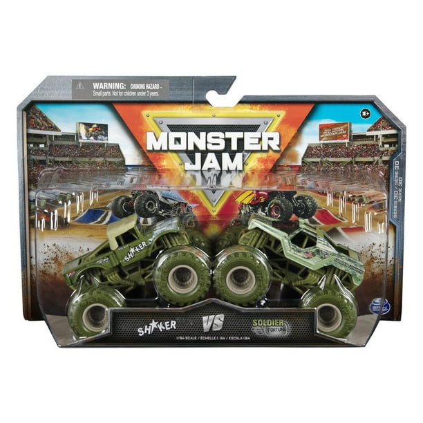 Spin Master Games Monster Jam, Official Shaker Vs. Soldier Fortune