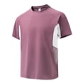 thumbnail image 5 of Vetsdori Short Sleeve T-Shirts for Men Fashion Sport Pullover Breathable Summer Crew Neck Color-Block Mens Tops Trendy, 5 of 7