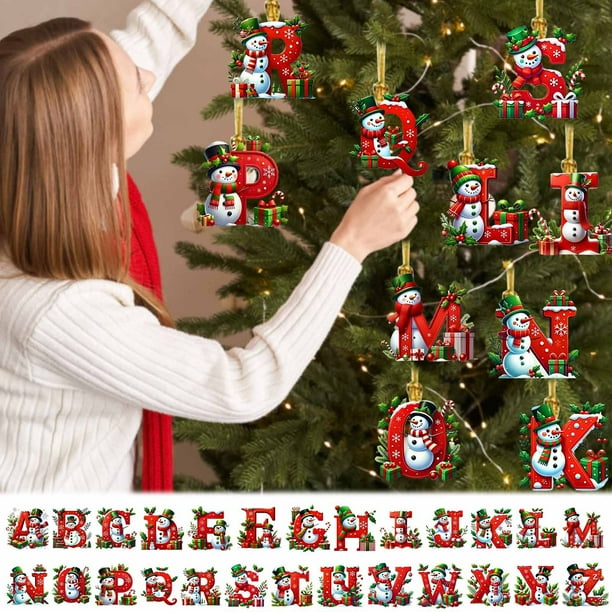 onlyliua ¡ ¡Promoción de Temporada! Adornos En Navidad con 26 Letras, Adornados En Navidad, Adornados En Navidad, Adornados En Navidad, Adornados En Navidad, Adornados En Navidad, Adornados En Navida