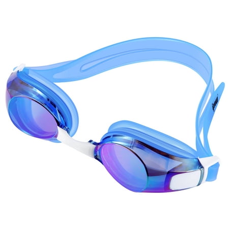 Swimming Goggles, IPOW Waterproof Swim Goggles Anti-Fog Swimming Glasses for Adults Women Men Kids Girls Boys Youth,UV Protection Swim Goggle with Free Protection Case,