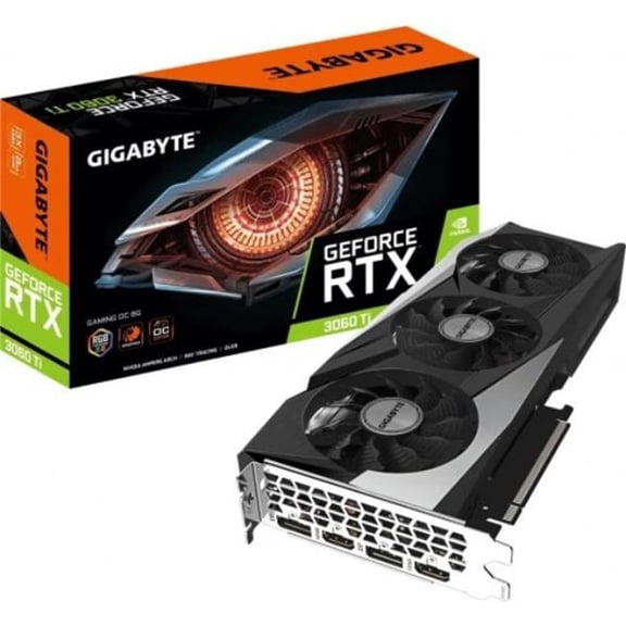 8GB Gigabyte Force RTX 3060 TI OC Pro PCI Express 4.0 x16 Video Card GVN306TGAMINGOC-8GDREV2.0