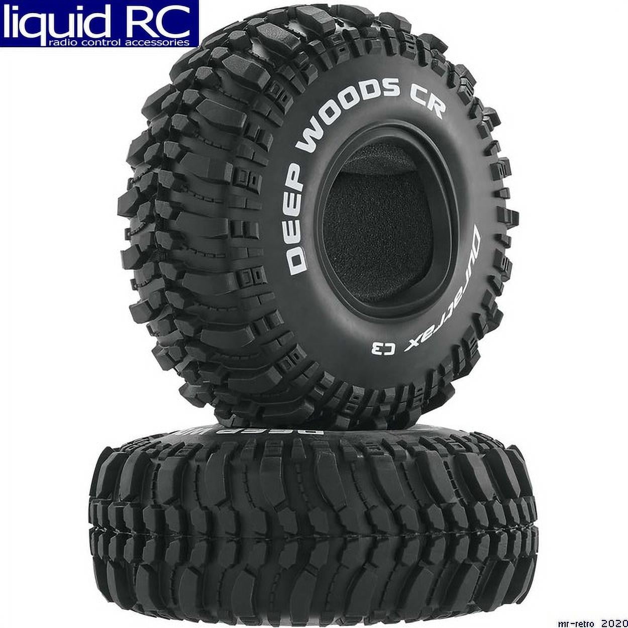 5pc RC 1.9 Rock Crawler Tires 108mm & Wheels rims Hex 12mm For 1:10 RC4WD Axial