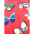 thumbnail image 5 of Wrapables Girls Casual Print Cotton Dress, 5T, Butterflies, 5 of 5