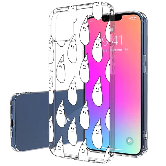 TalkingCase Slim Case for Apple iPhone 13 Pro, Slim Thin Gel Tpu Cover, Water Drop Print, Light Weight, Flexible, Soft, Anti-Scratch, Printed in USA