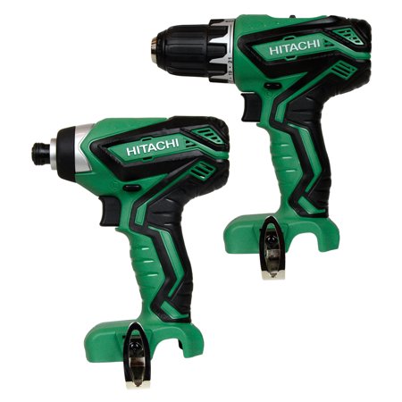 Hitachi Power Tools WH10DFL2 12V Lithium-Ion Impact Driver & One DS10DFL2 12V Lithium-Ion Drill