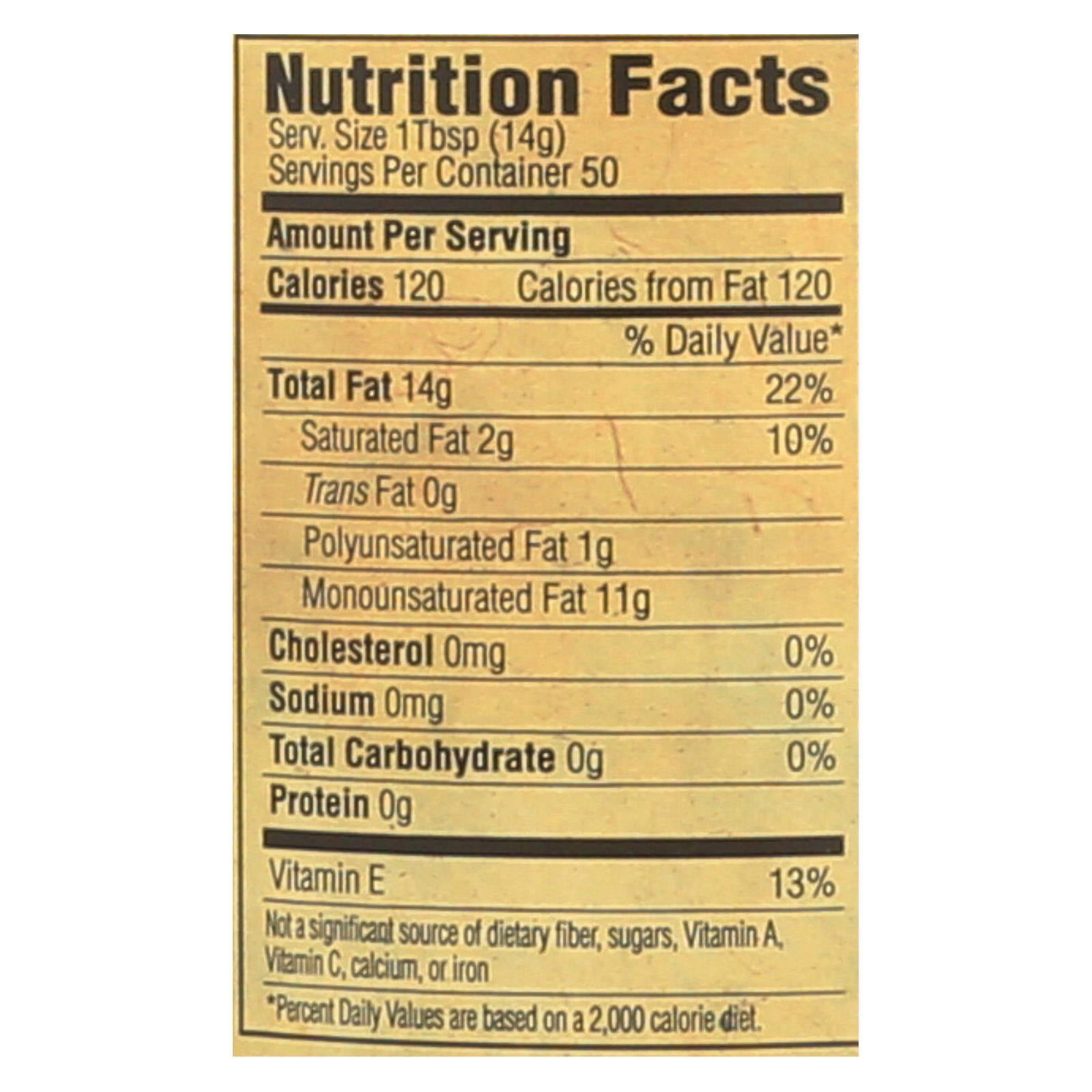 Napa Valley Naturals Organic Extra Virgin Olive Oil, 25.4 Fl Oz.
