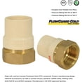thumbnail image 5 of Supply Giant BRCPF112-NL 1-1/2" Lead Free Adapter Fitting with a Brass Female and a CPVC Connect, 5 of 7