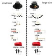 thumbnail image 6 of 2Pcs Snowman Decoration Kit Under $5! Yannianjz Snowman Dressing Set, Christmas Snowman Kit with Hat, Scarf, Pipe, Buttons, Wooden Snowman Decorations, for Winter Outdoor Activity, Family Fun, 6 of 9