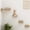M, variant on Cat Wall Furniture - Corner Climbing Shelf With 3 Wide Steps Modern Floating Stairs For Indoor Cats Up To 30 Lbs Wood Color