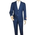 thumbnail image 5 of Men's ENZO Linen Spring Summer Suit Light Weight Breathable E58302-2 Navy Blue, 5 of 9