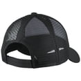 thumbnail image 3 of Mens Adjustable Cotton/Polyester Mesh Back Cap Black, 3 of 3