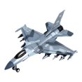 thumbnail image 2 of Modelo de , modelo de aviación, decoración para hogar, coleccionables, sonido y luz, de extraíble , F16 gris Yotijar Modelos de aviones, 2 of 9