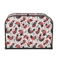 thumbnail image 2 of Daiia Cute Chickens Pattern 4 slice Toaster Cover, Toaster Appliance Dust-proof Cover For Kitchen Small Appliance Dust Cover and Fingerprint Protection, 2 of 7
