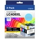 thumbnail image 1 of Cartuchos de tinta Wiseta LC406XL compatibles con impresora Brother, 1 of 6