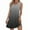 Black, variant on Summer Dresses for Women 2025, Womens Summer Casual Sleeveless Round Neck Printed Dress With Pocket(Black,S)