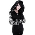 thumbnail image 5 of New Zipped Sweatshirt With Hood In Gothic Style, 5 of 5