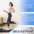 thumbnail image 2 of GEARSTONE Fitness Treadmill, 550W Electric Treadmill, Max Loaded 265 lbs, Speed Range 0.6-3.8 mph, Walking Jogging Machine Portable, 2 of 6