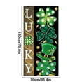 thumbnail image 3 of BOBOMOTI St Patricks Day Door Cover Decorations Happy St Patricks Day Door Cover Green Irish Holiday Party Supplies, 3 of 6