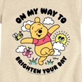 thumbnail image 3 of Winnie the Pooh - On My Way to Brighten Your Day - Youth Girls Fitted Short Sleeve T-Shirt, 3 of 5
