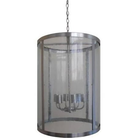 

Whitfield Lighting CH1287-18SDSS Pamela Steel & Glass 6 Light Chandelier Satin Steel - Seeded (Bulb Included)