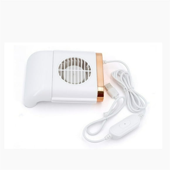 VONKY 3 Gear USB Interface Automobile Seat Back Fan Universal 5V Cable Power Long Driving Indoor Household Plastic Cooling Fans White