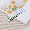 thumbnail image 6 of Unique Bargains 1 Pc Gradient Slanted Nail Clippers Toenail Clippers Purple, 6 of 6