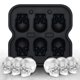 thumbnail image 1 of Molde for cubitos de hielo con forma de calavera, bandeja de hielo de silicona for Halloween for bebidas, molde de hielo divertido reutilizable for fiestas, 1 of 4
