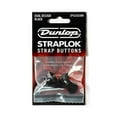 thumbnail image 2 of Dunlop STRAPLOK DUAL DESIGN STRAP BUTTON SET - NICKEL - 2/SET Black, 2 of 3