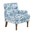 thumbnail image 5 of Accent Chair, Floral Armchair, Nailhead Trim, Red and white Decor, Solid Wood Legs, Farmhouse Furniture, Upholstered Slipper Chair, Side Chair, Traditional Print, Wayfair Living Room.   WL, 5 of 11