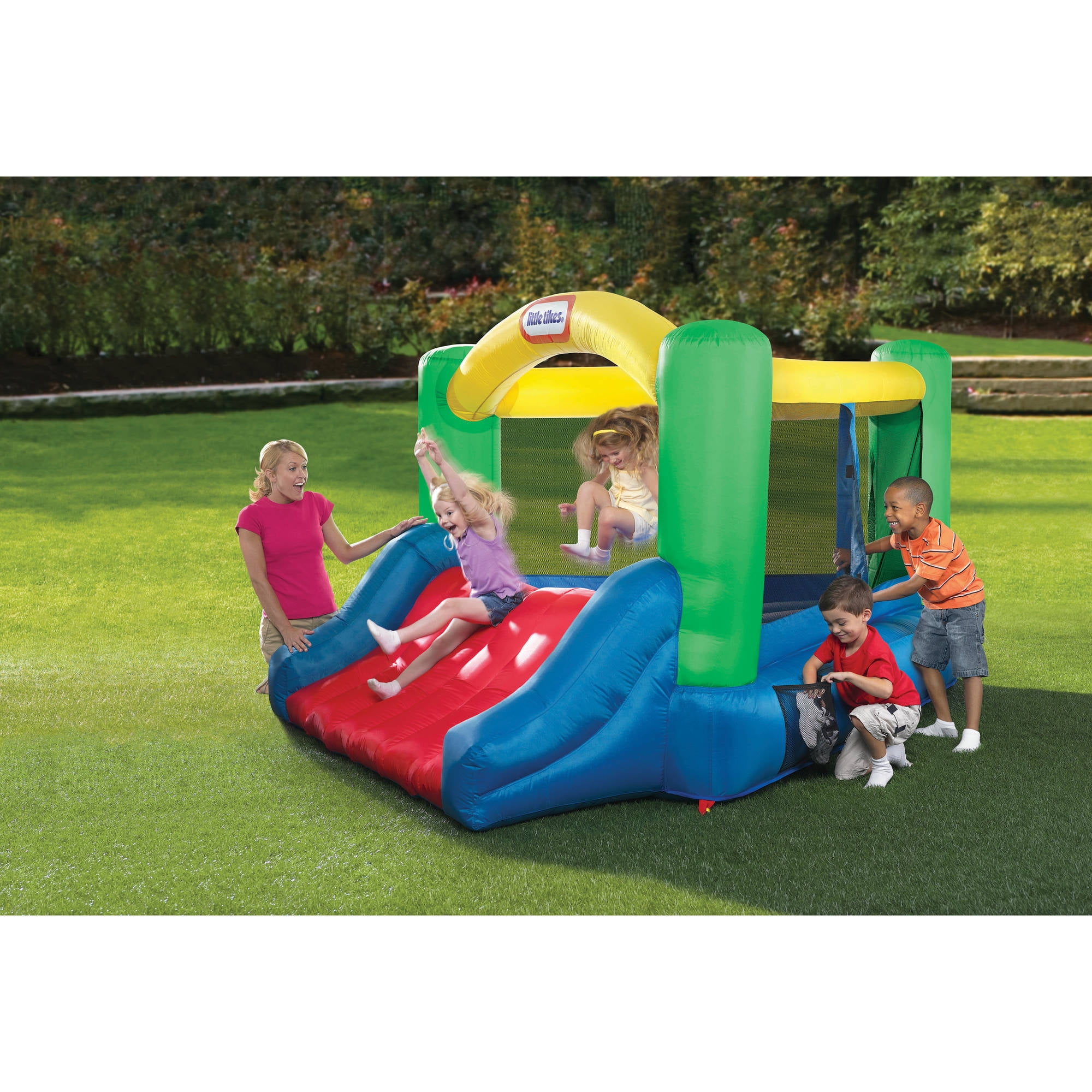 little tikes triangle climber with slide