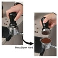 thumbnail image 5 of YasTant 58mm Espresso Tamper Coffee Tamper Calibrated with Spring Adjustable Grip Ergonomics Handle Coffee Powder Press Tool Stainless Steel Flat Base Cafe Barista Family Office Tool, 5 of 7