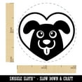 thumbnail image 2 of Dog Inside of Heart Love Self-Inking Rubber Stamp Ink Stamper - Black Ink - Mini 1/2 Inch, 2 of 7